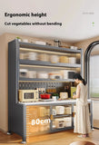 Luxury Rock Slab Kitchen Buffet & Sideboard Display