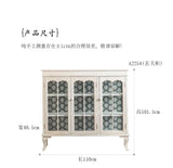French Distressed Glass Cabinet – A Fusion of Charm & Sophistication