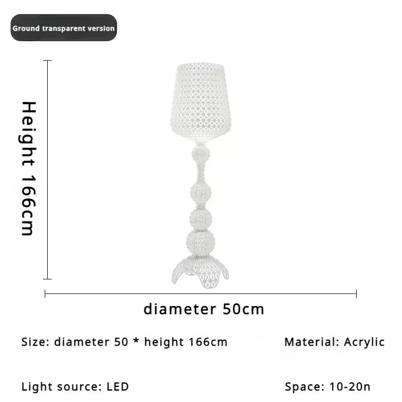 Luxury Art Deco Vintage Floor Lamp – Exquisite High-End Statement Piece