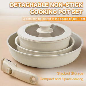 Premium Non-Toxic Porcelain coated Cookware Set — 6 Pieces