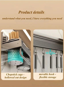 Wall Mounted Metal Dishware Storage Organizer Racks
