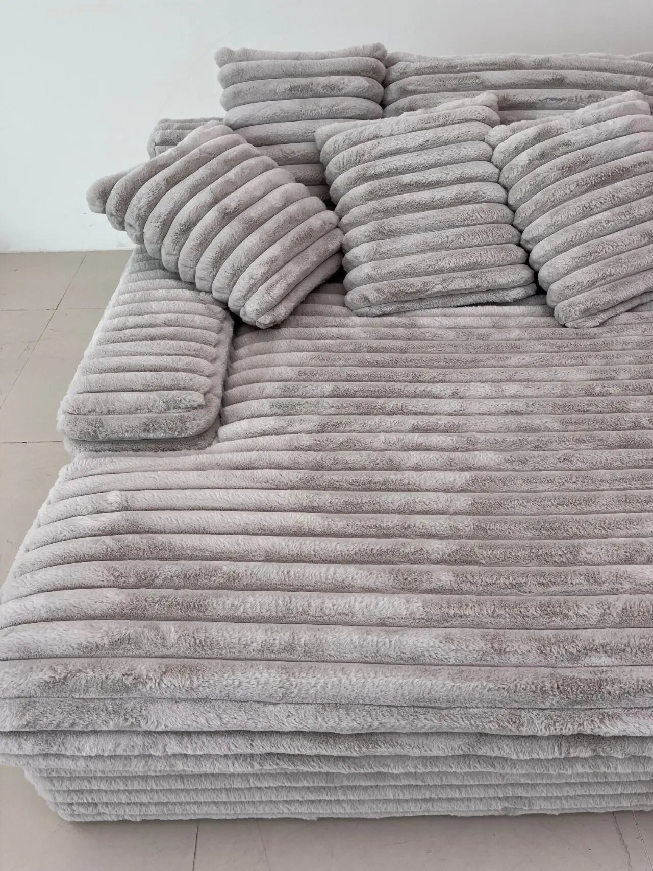 Nordic Cloud Sofa - Plush Velvet Sectional 300cm WHIMSICAL HOME OF CREATIONS