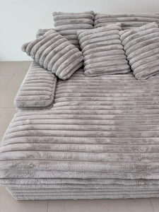 Kawaii Luxury Nordic Sofa – Cloud-Like Comfort & Timeless Elegance