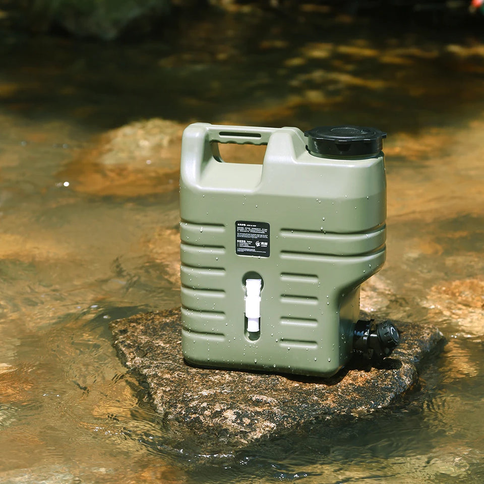 3.2 Gallon (6 Litres) Portable Water Container – BPA-Free Food Grade PE (Army Green)