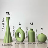 Bohemian Arts 4-Piece Vase Set – Colorful & Creative Home Accent