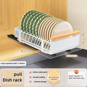Multi-Functional Pull-Out Cabinet Drawer Organizer