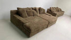 Nordic Cloud Sofa - Plush Velvet Sectional 300cm WHIMSICAL HOME OF CREATIONS