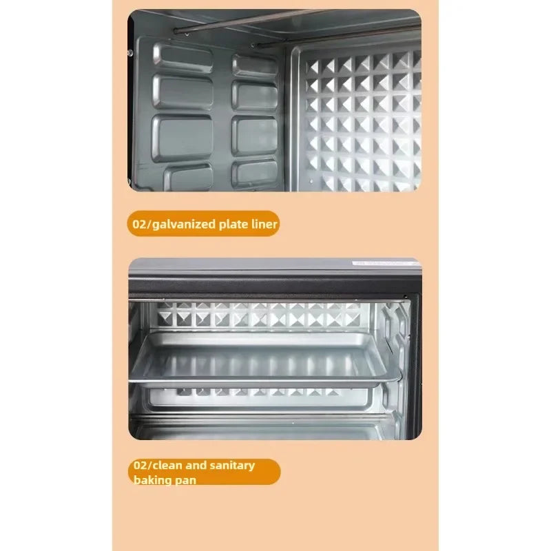 21–30L Multifunction Electric Oven & Grill – Large Capacity, Black