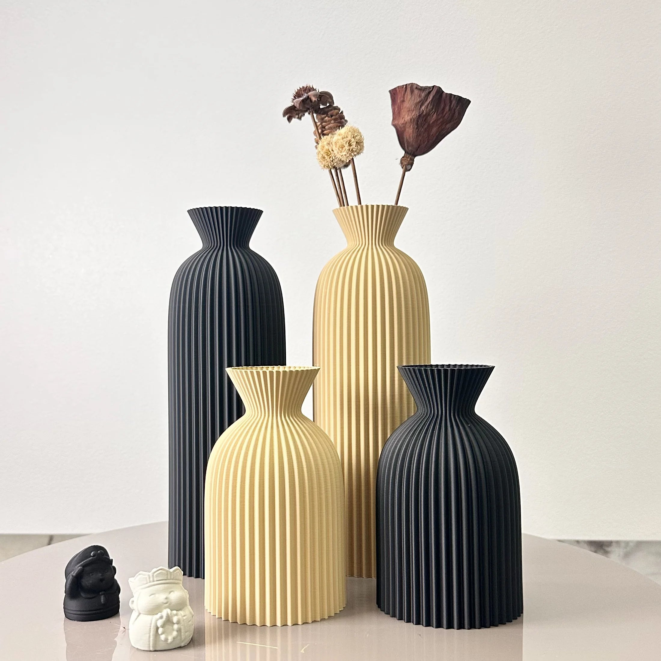 Piece Wavy Pattern Eccentric Vase Set – Stunning & Highly Popular WHIMSICAL HOME OF CREATIONS