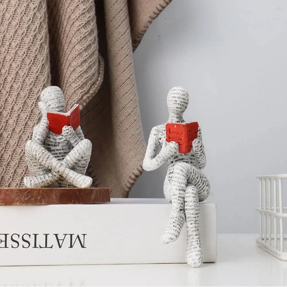 Resin Abstract Figurine – Quirky, Humorous, and Highly Popular Decor