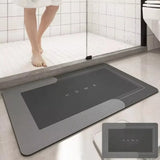 Mats Diatomite Bath Absorbent Anti Slip Floor Mat Foot Carpet Quick Dry Shower Toilet Rug Bathroom Kitchen Doormat Washable