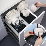 Adjustable Telescopic Dish Drying Rack Pegboard