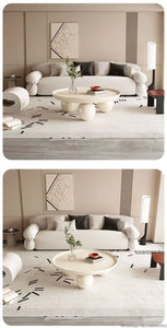 Nordic Cream Coffee Table – Light, Luxurious & Strong