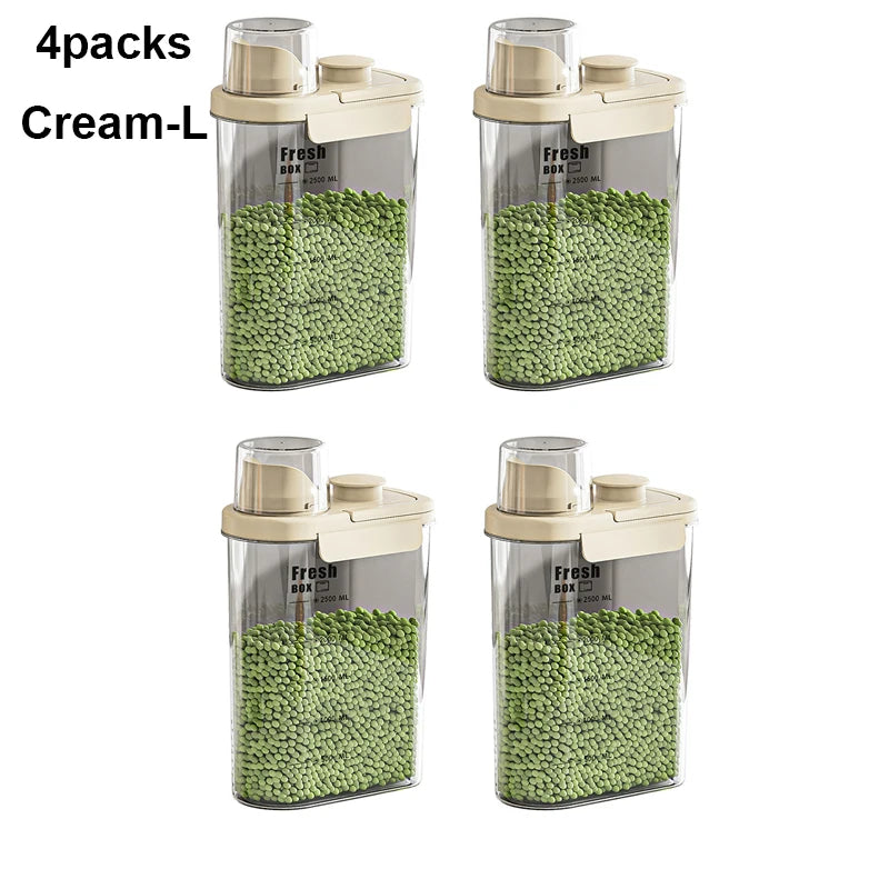 Ocean Green & Cream Double-Sealed Storage Containers – Aesthetic & Durable