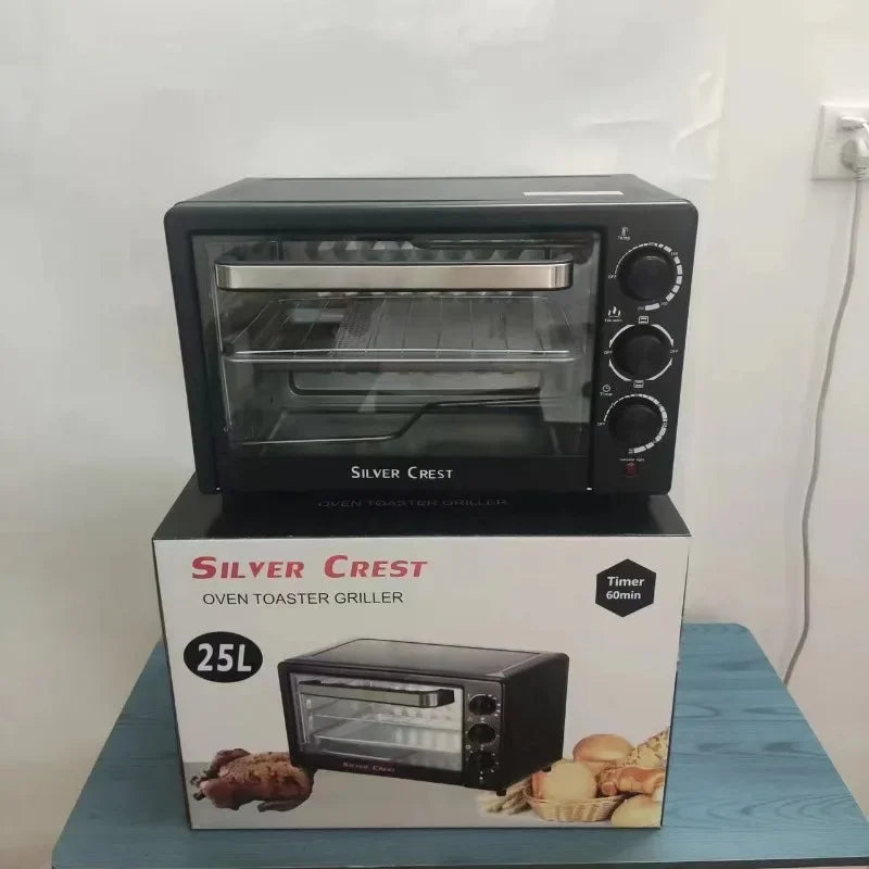 21–30L Multifunction Electric Oven & Grill – Large Capacity, Black