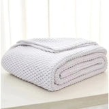 Scandinavian Knit Weave Throw – Modern Classic Comfort