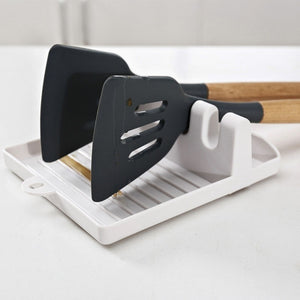 A Fresh Twist on Everyday Cooking – Spoon & Lid Holder with Non-Slip Pad