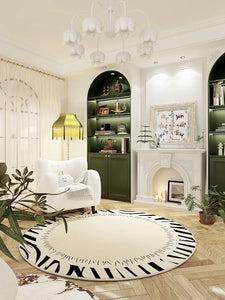 Luxury French Retro Vintage Non-Slip Round Area Rug
Bring Timeless Elegance