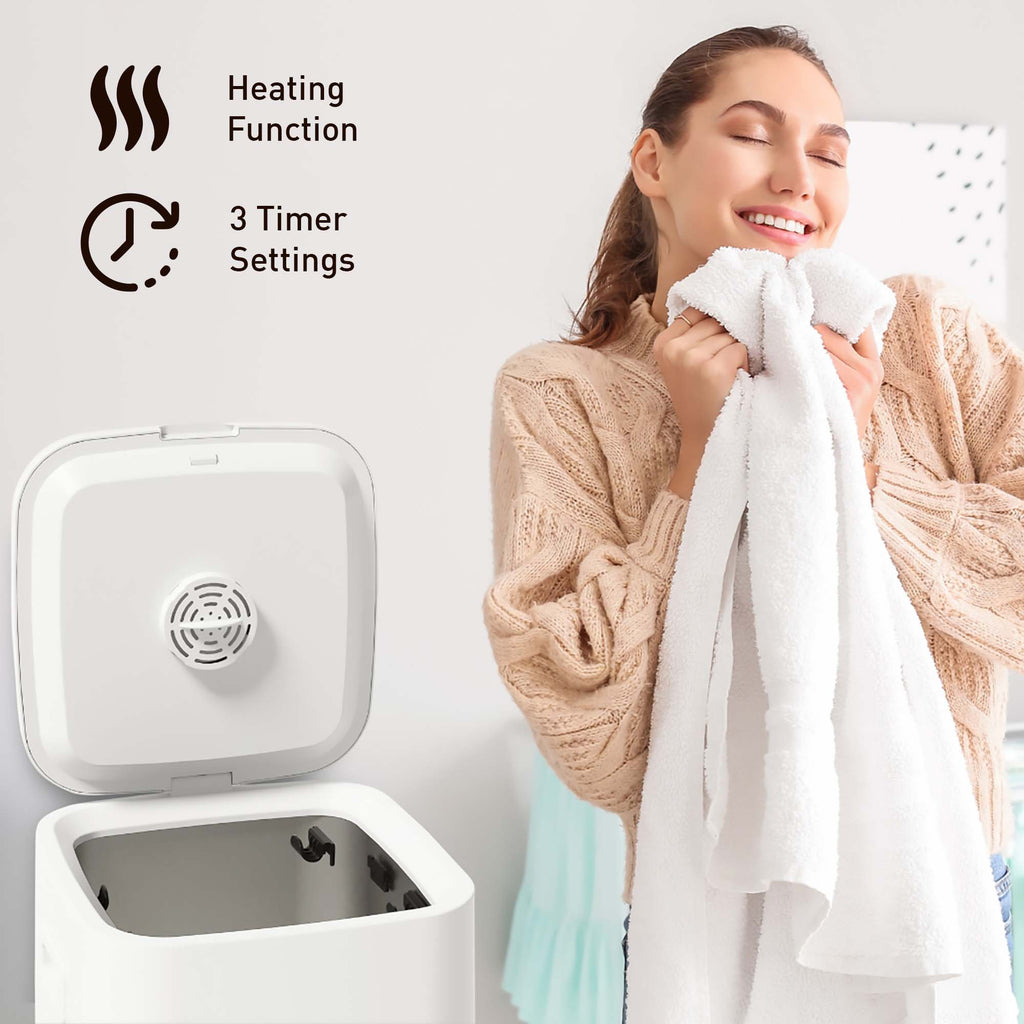 Bathroom Essential Set – Towel Warmer, Digital Scale & Bamboo Body Brush | Spa-Like Comfort & Wellness