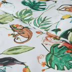 100% Cotton Jungle Print Quilt Cover Set – Single Size