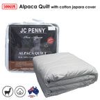 NNEDSZ 500GSM Alpaca Quilt with Cotton Japara Cover - King-1