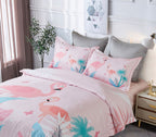 Flamingo Paradise Kids Quilt Cover Set – Single Size