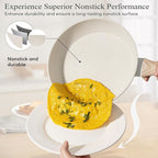 YEJ 12-Piece Non-Stick Complete Cookware Set | Pots, Pans & Utensils  (White)-2