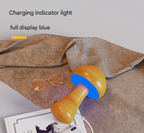 Solid Wood Mushroom LED Table Lamp – Mid-Century Modern Design