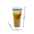 White Airtight Pantry Storage Container with Twist Lock – 2800ml