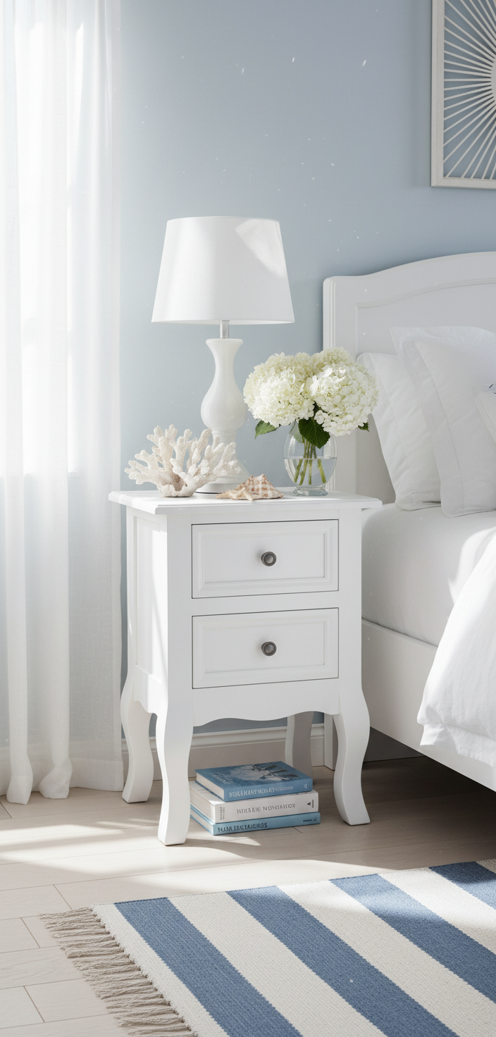 Bright coastal bedroom