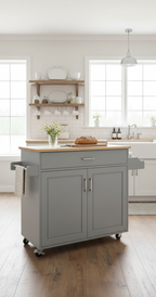 Bright farmhouse kitchen