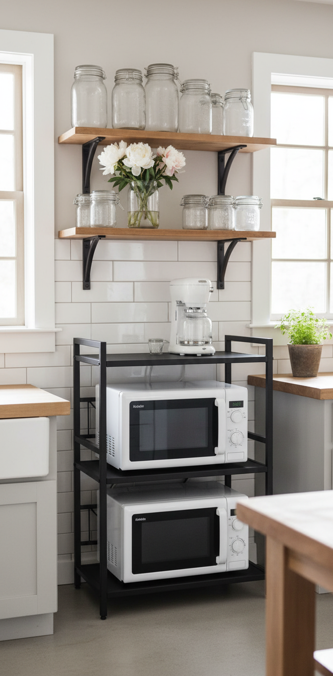 Bright farmhouse kitchen