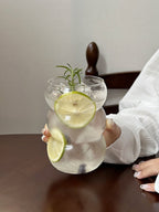 Luxury Bubble Shaped Glass Coffee Cups – Elegant Heat-Resistant Cups for Coffee & Tea (380ml/550ml)