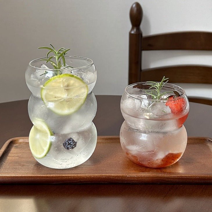 Luxury Bubble Shaped Glass Coffee Cups – Elegant Heat-Resistant Cups for Coffee & Tea (380ml/550ml)