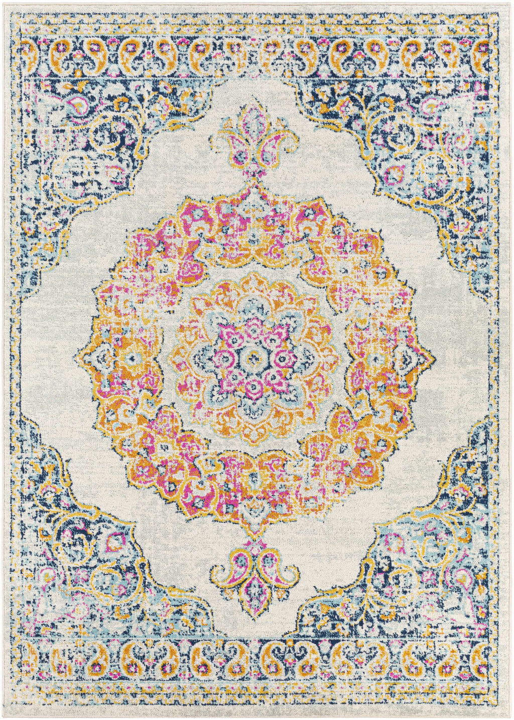 Luxury Traditional Woven Rug – Turkish Craftsmanship, Low Pile, Premium Polypropylene