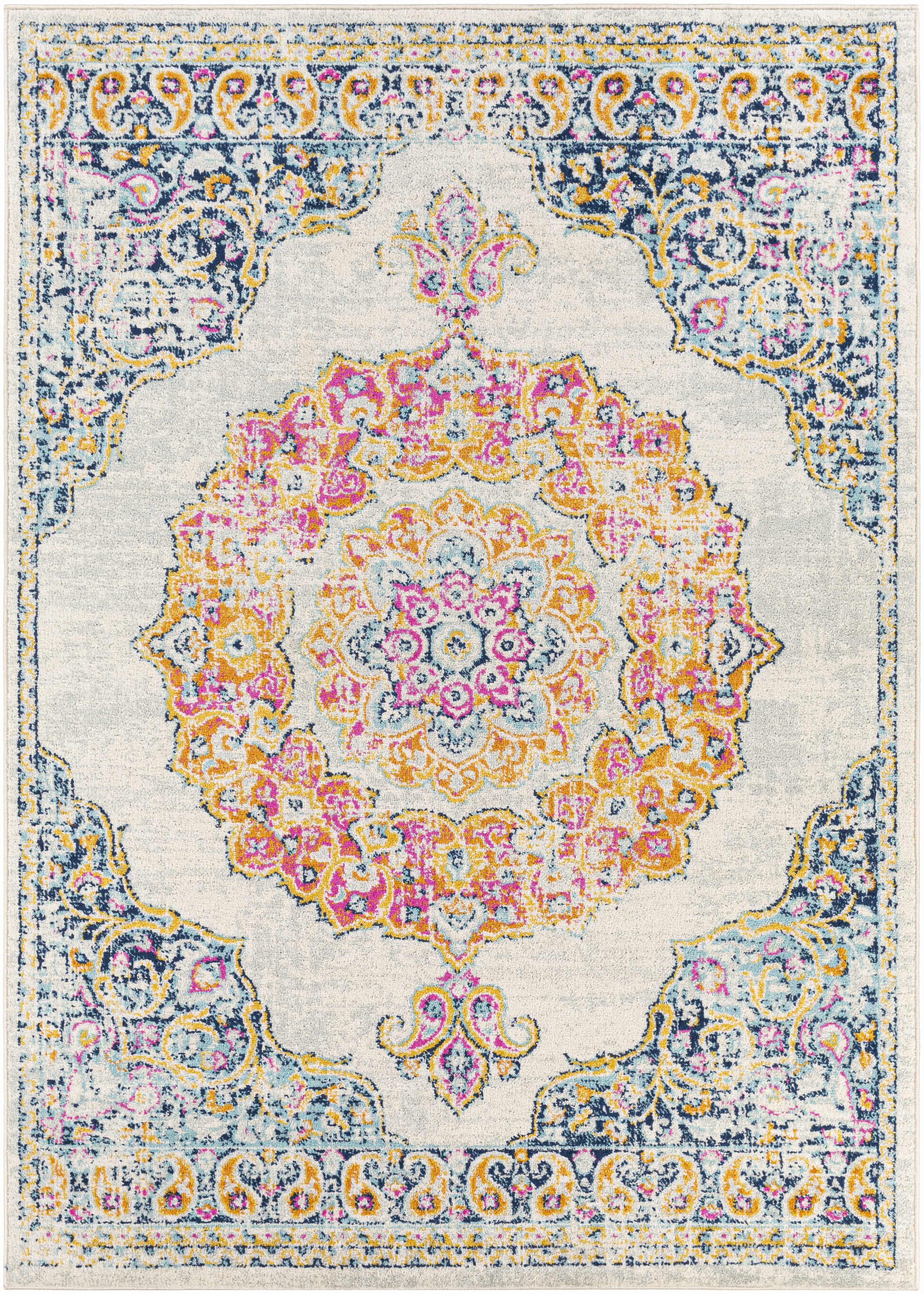 Luxury Traditional Woven Rug – Turkish Craftsmanship, Low Pile, Premium Polypropylene