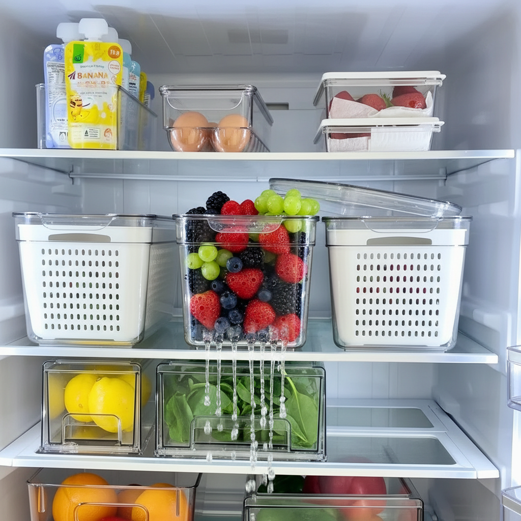 Container with removable basket