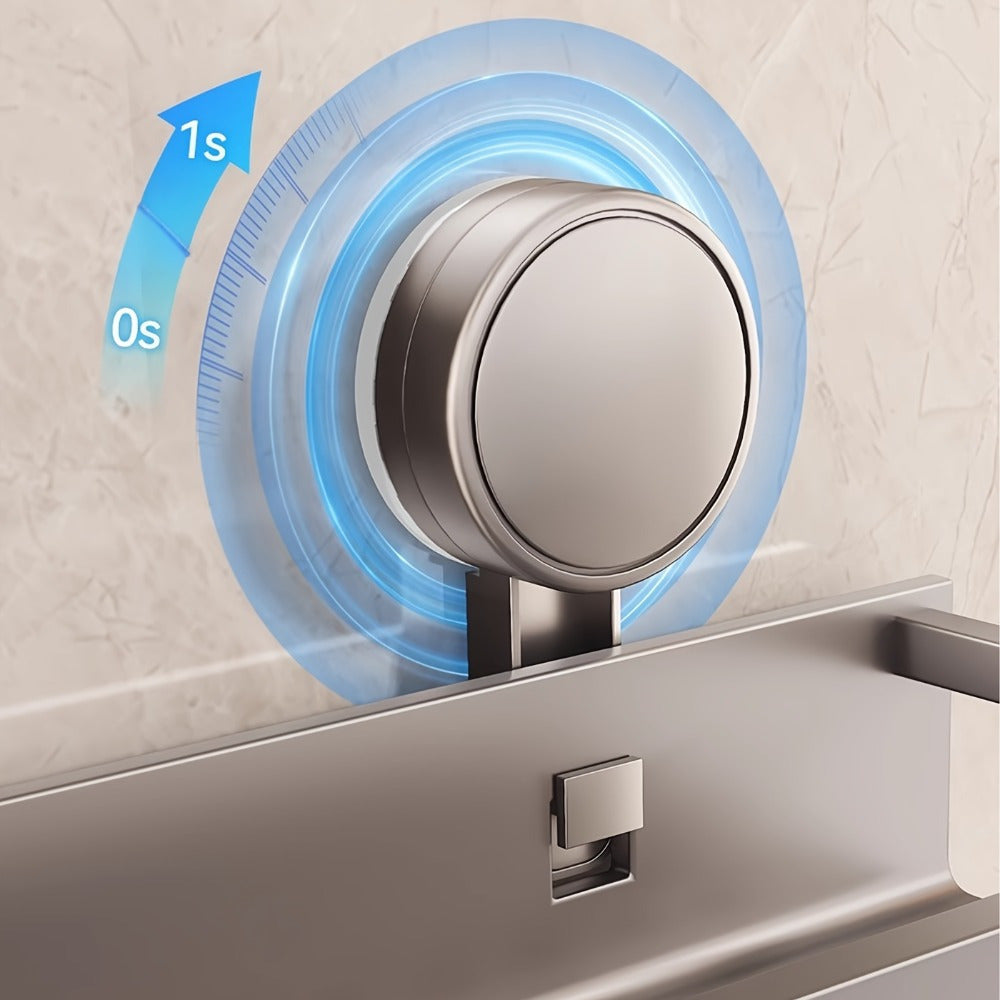 Rustproof Wall Mount Shower Caddy with Suction Cups-2