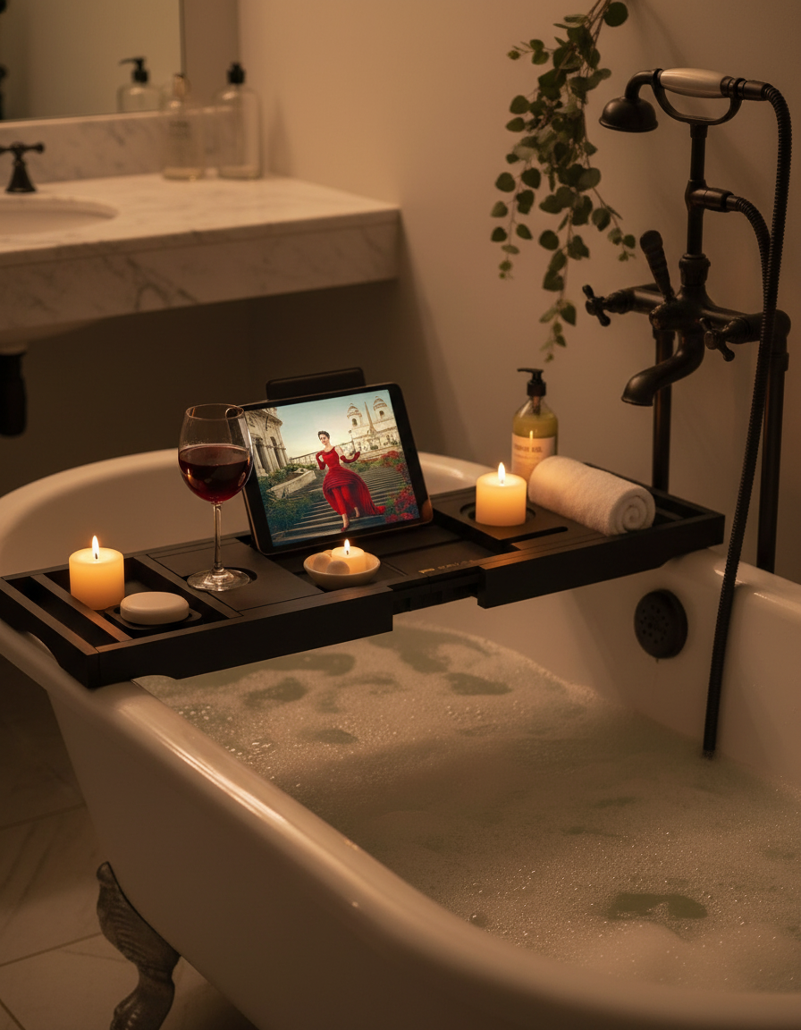 Evening candlelit setting