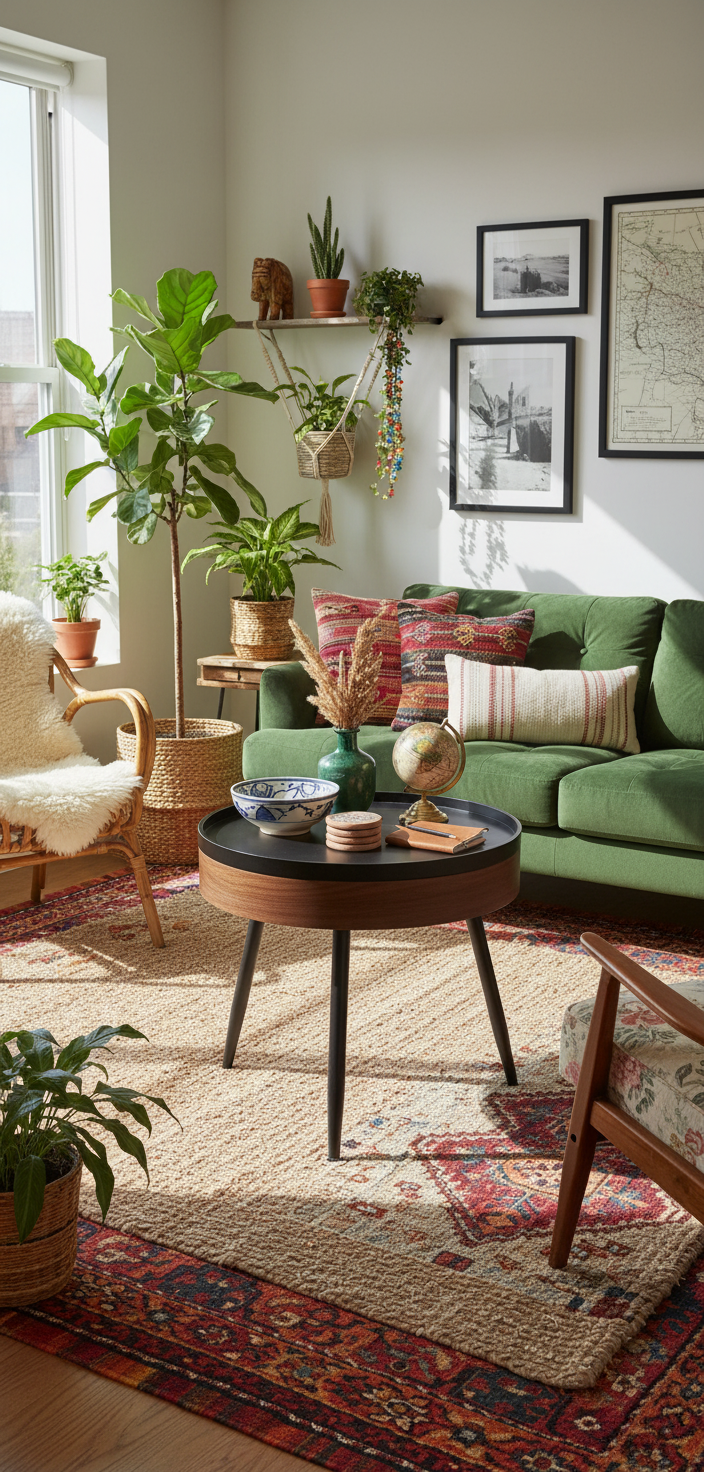Globally-inspired eclectic space