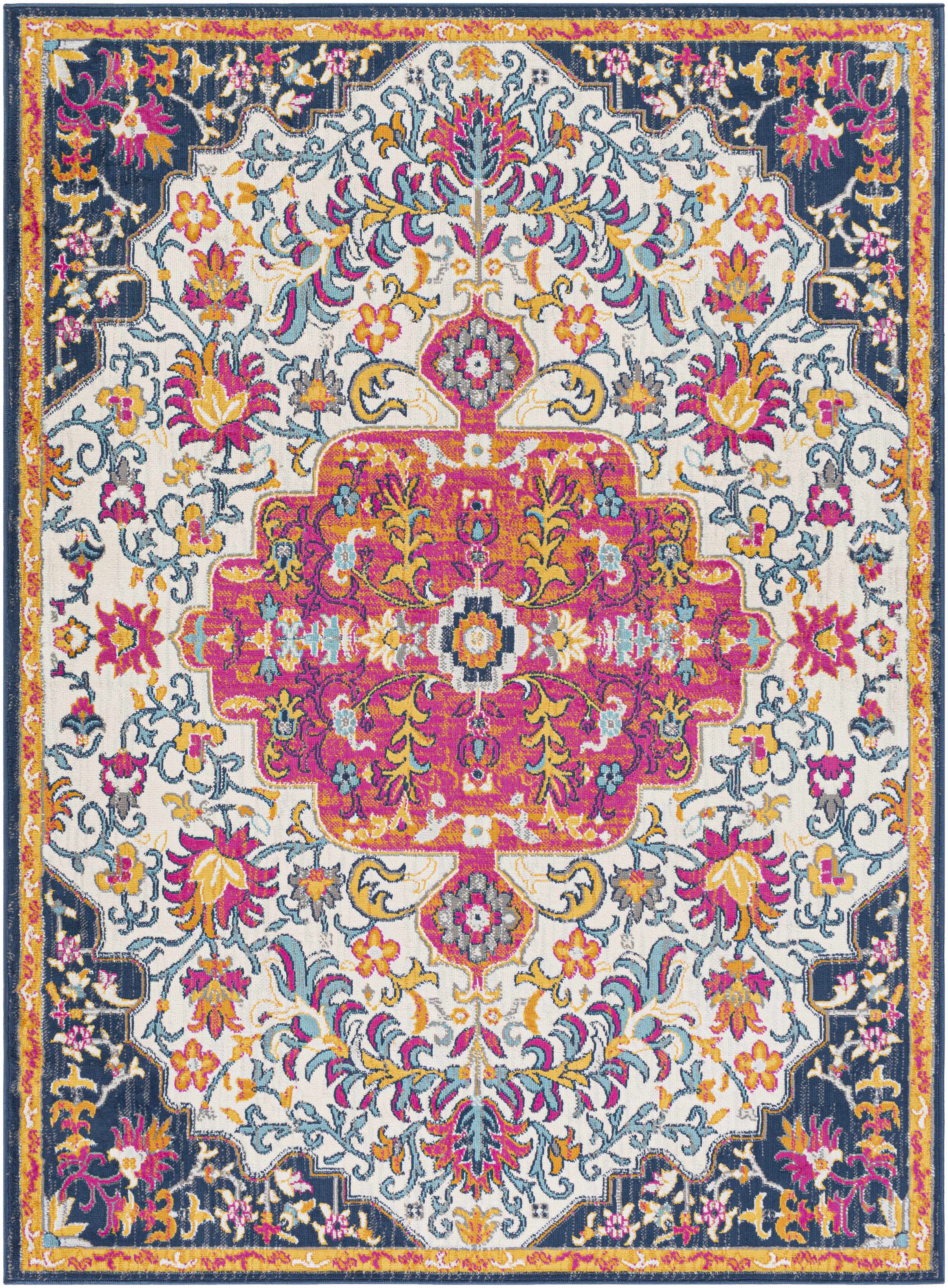 Luxury Traditional Woven Rug – Turkish Design, Premium Polypropylene, Medium Pile