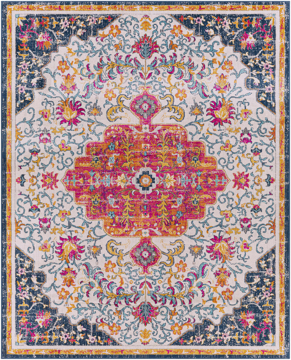 Luxury Traditional Woven Rug – Turkish Design, Premium Polypropylene, Medium Pile