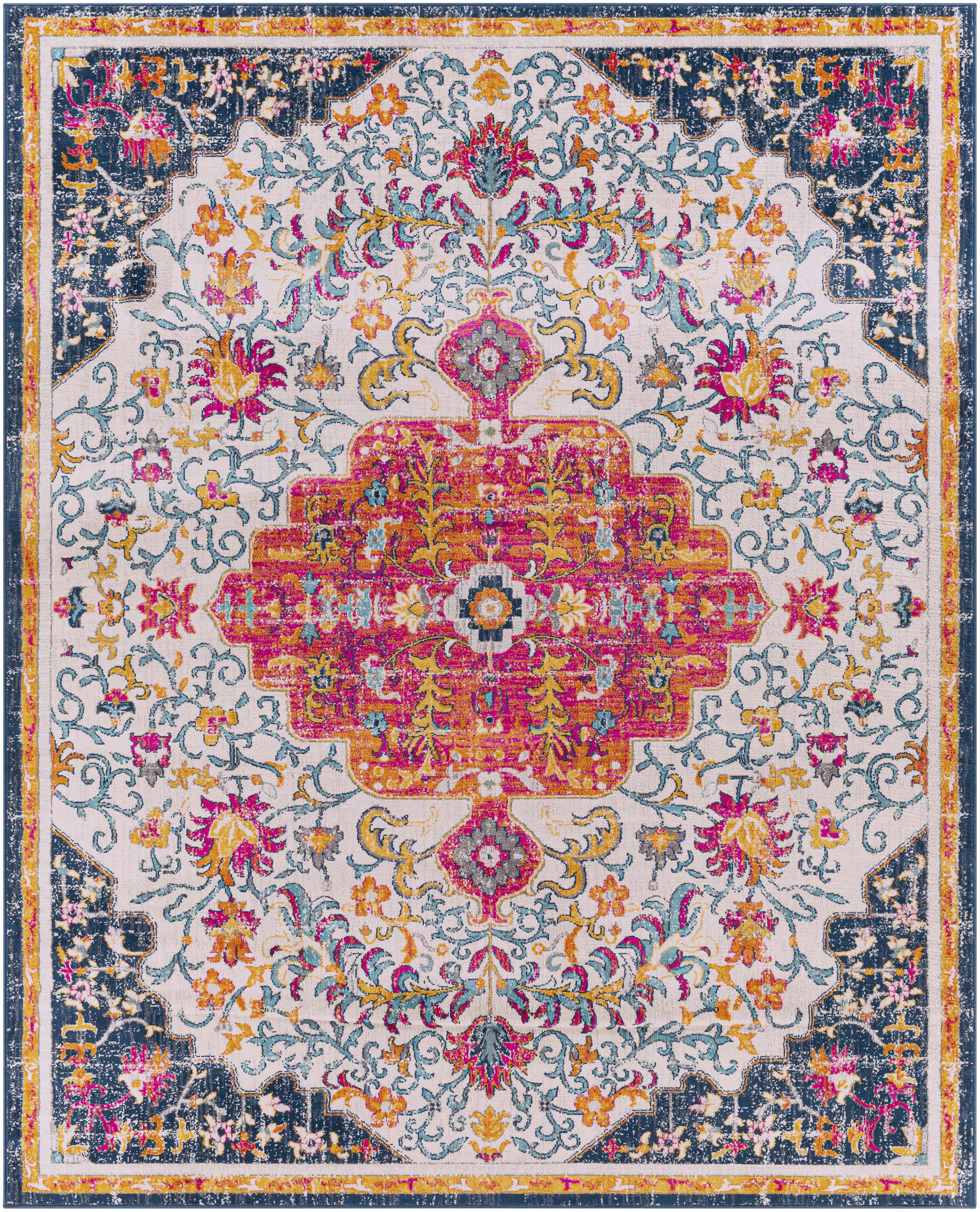 Luxury Traditional Woven Rug – Turkish Design, Premium Polypropylene, Medium Pile