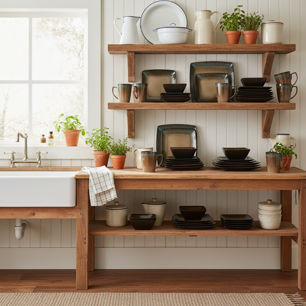 Kitchen shelving