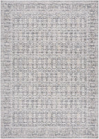 Machine-Woven Polyester Rug – Traditional Medium Pile Area Rug, Slate Blue & Coral